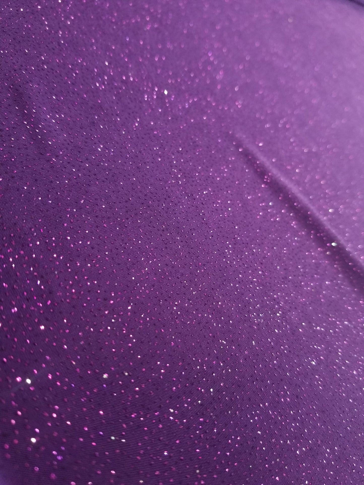 Glitter Purple Deluxe Nylon Spandex Lurex Fabric