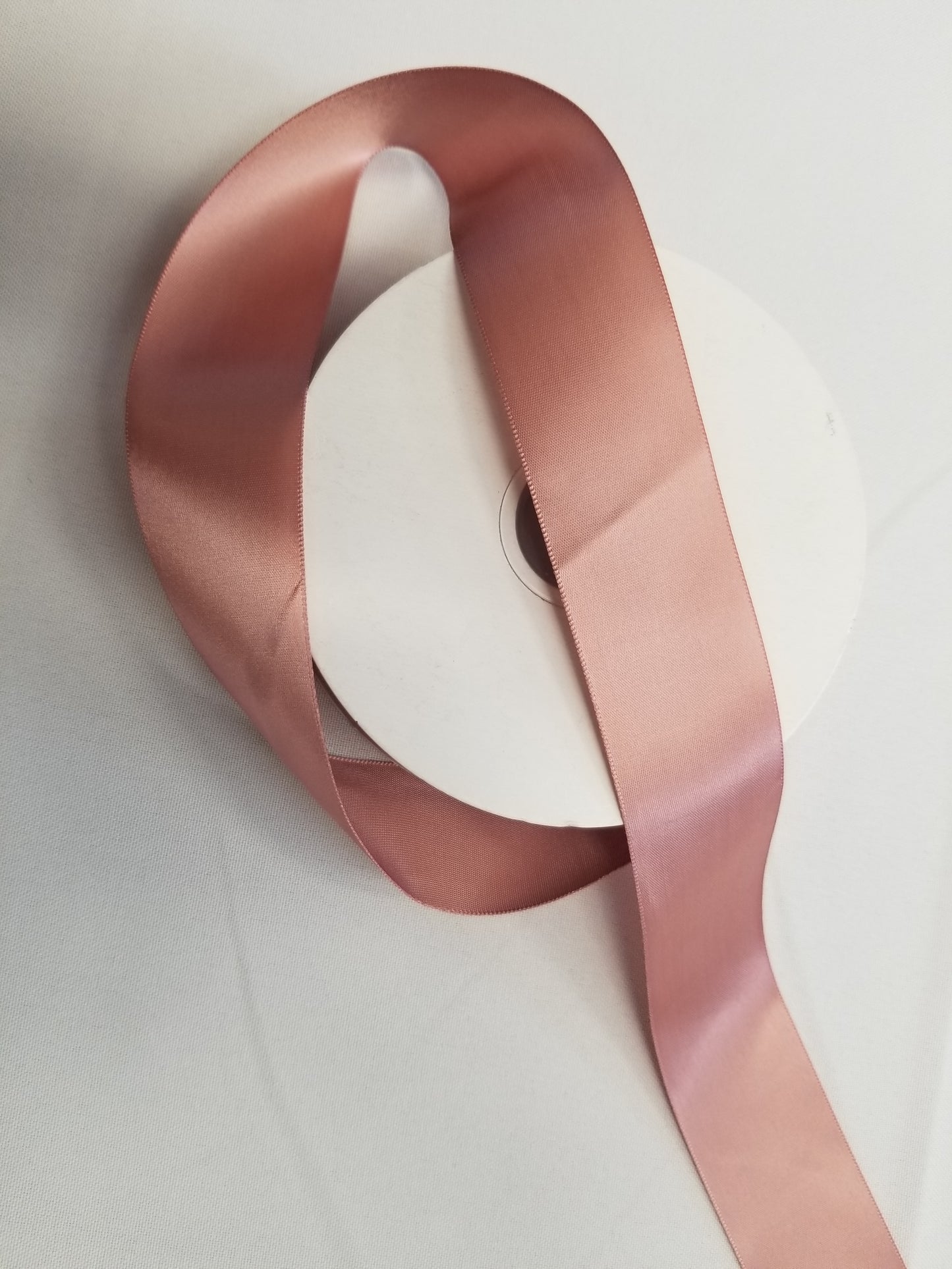 Dusty Rose Double Faced Satin Ribbon, 1-1/2-inch, 50 yard per roll