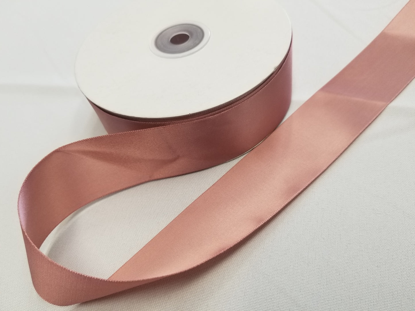Dusty Rose Double Faced Satin Ribbon, 1-1/2-inch, 50 yard per roll