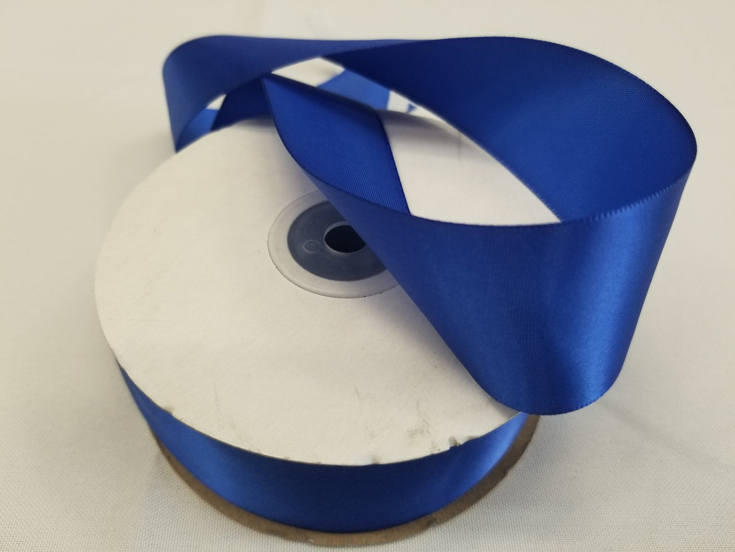 Royal Blue Double Faced Satin Ribbon, 1-1/2-inch, 50 yard per roll