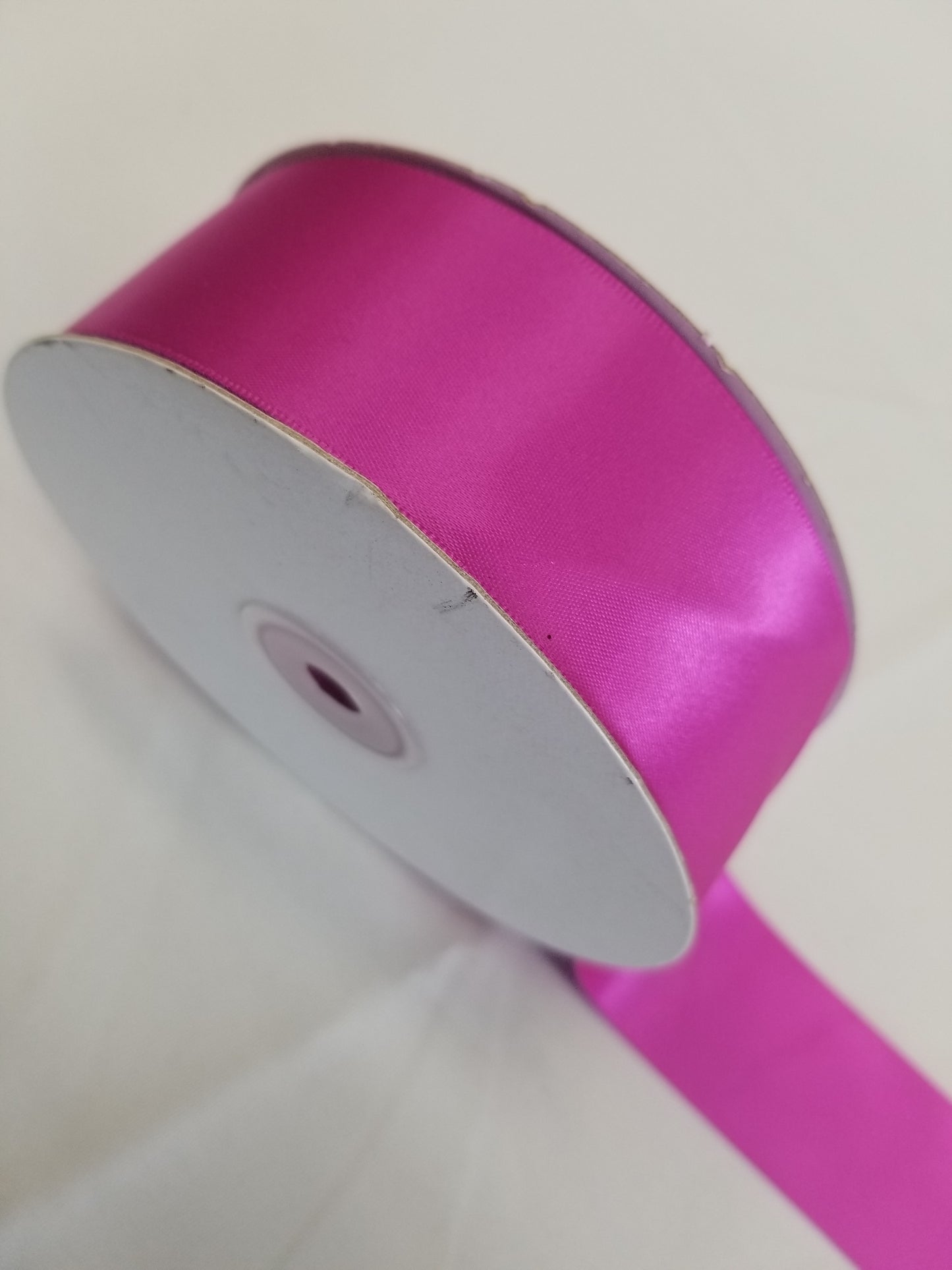 Fuschia Double Faced Satin Ribbon, 1-1/2-inch, 50 yard per roll