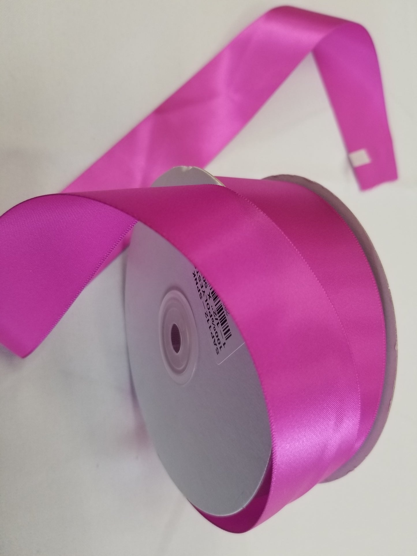 Fuschia Double Faced Satin Ribbon, 1-1/2-inch, 50 yard per roll