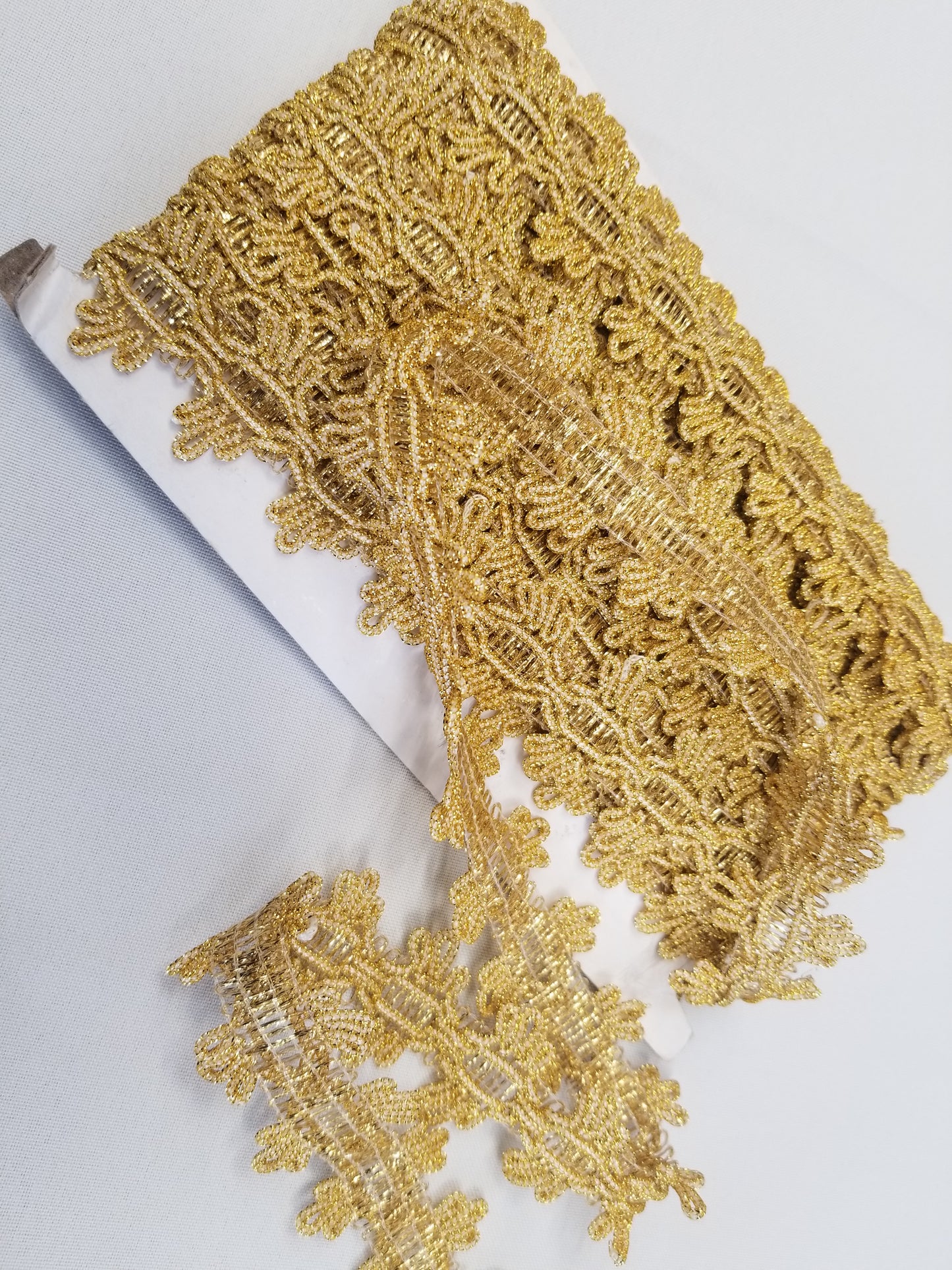 Gold ribbon braid 10mm | 20mm, gold metallic thread braid, gold embroidery trim, Moroccan Sfifa, lace, ethnic vintage haberdashery 15 yards
