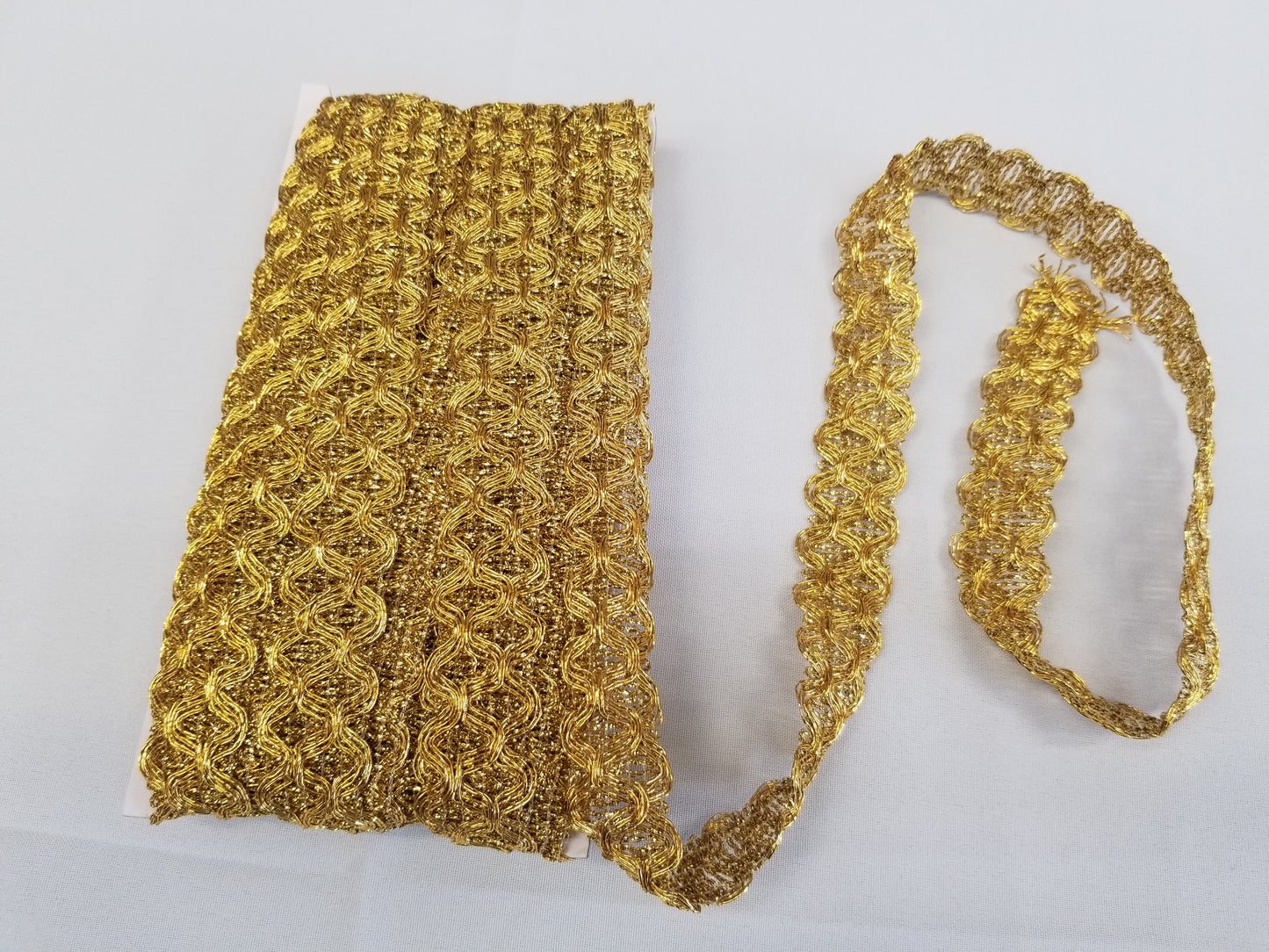 Gold ribbon braid 10mm | 20mm, gold metallic thread braid, gold embroidery trim, Moroccan Sfifa, lace, ethnic vintage haberdashery 15 yards