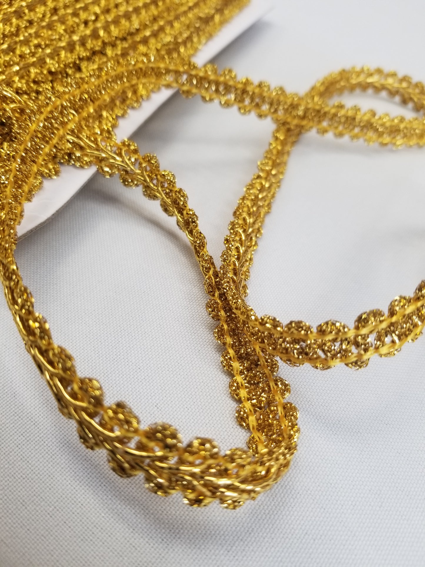 Gold ribbon braid 10mm | 20mm, gold metallic thread braid, gold embroidery trim, Moroccan Sfifa, lace, ethnic vintage haberdashery 15 yards