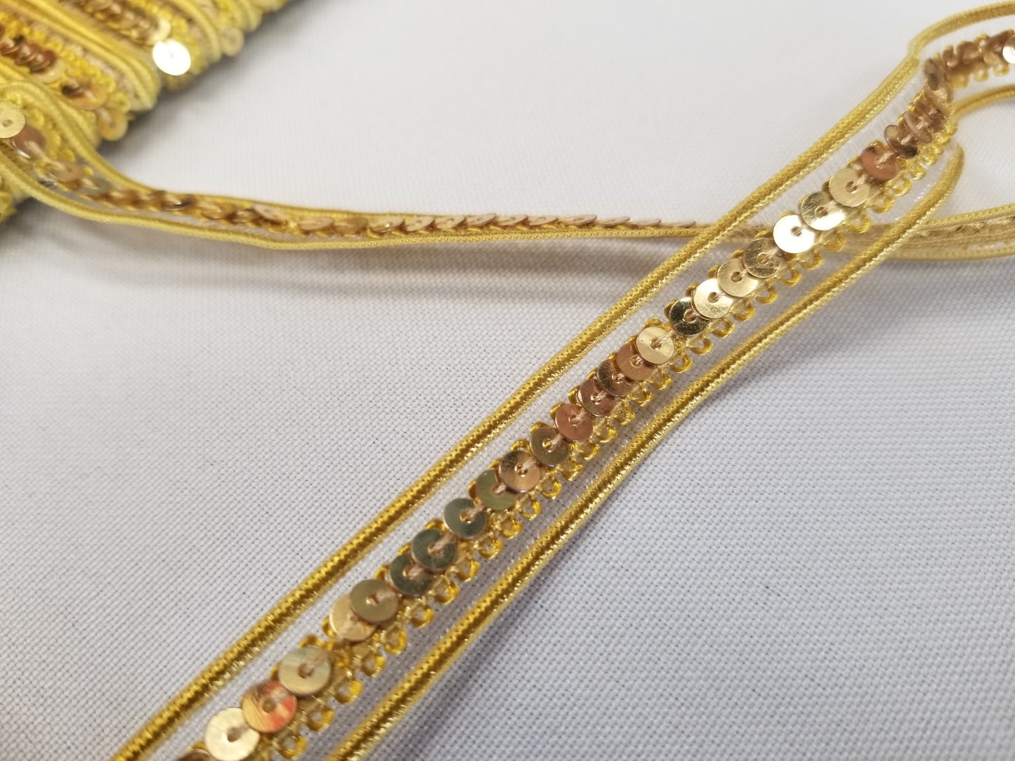 Gold ribbon braid 10mm | 20mm, gold metallic thread braid, gold embroidery trim, Moroccan Sfifa, lace, ethnic vintage haberdashery 15 yards