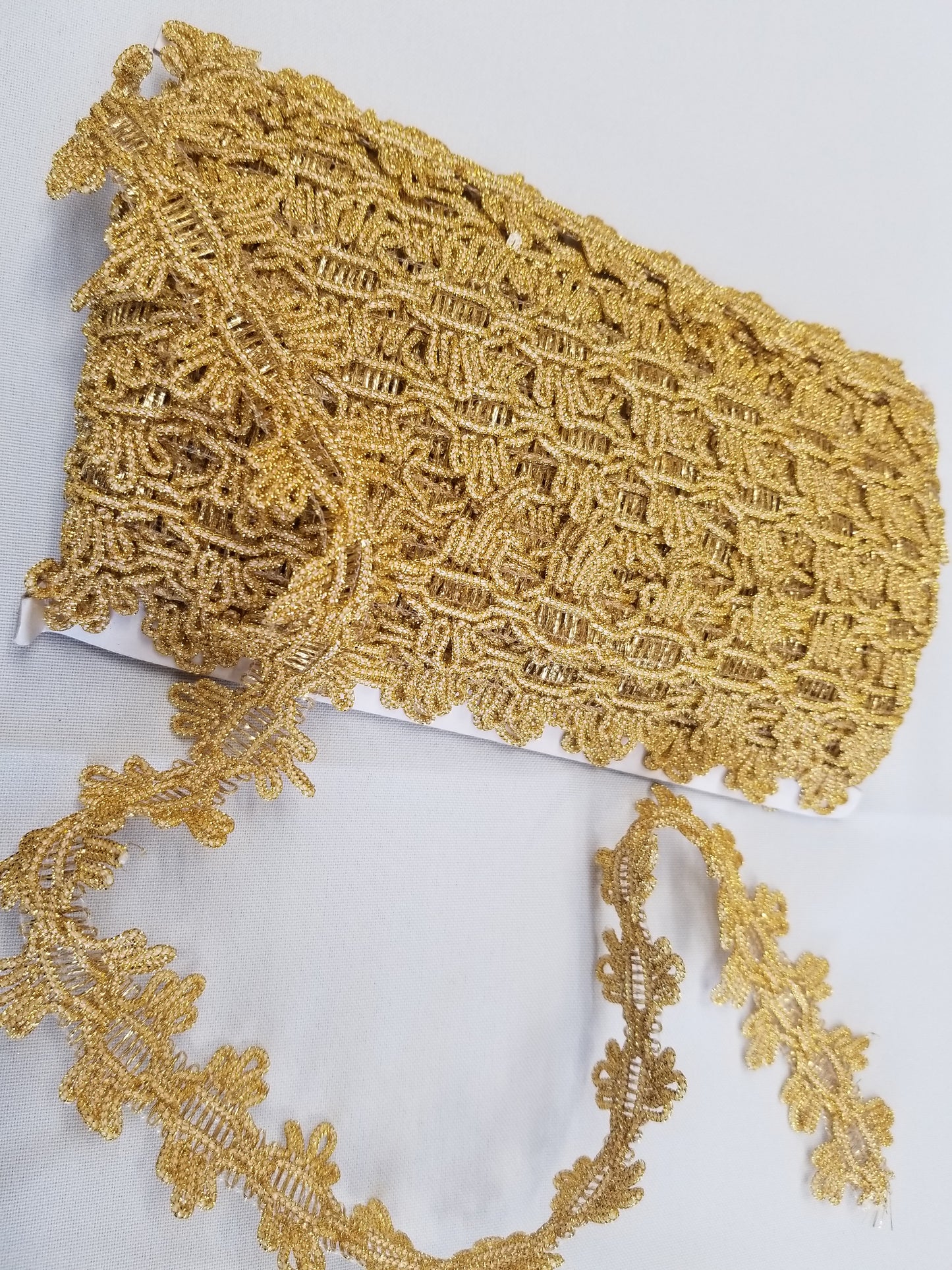 Gold ribbon braid 10mm | 20mm, gold metallic thread braid, gold embroidery trim, Moroccan Sfifa, lace, ethnic vintage haberdashery 15 yards