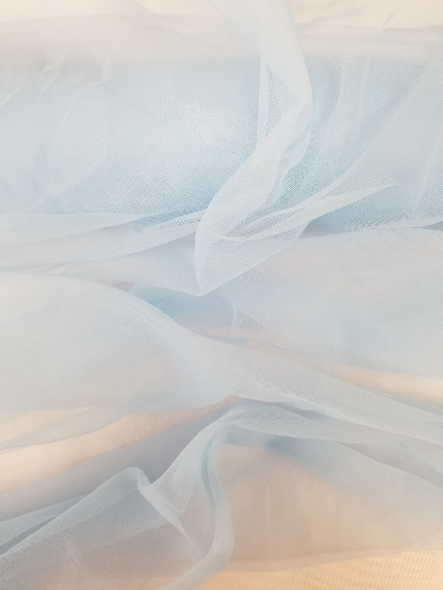 Sky Blue Power Mesh, 4-way Stretch, Nylon/Spandex 60" Wide, Sells by the Yard, Colors available.