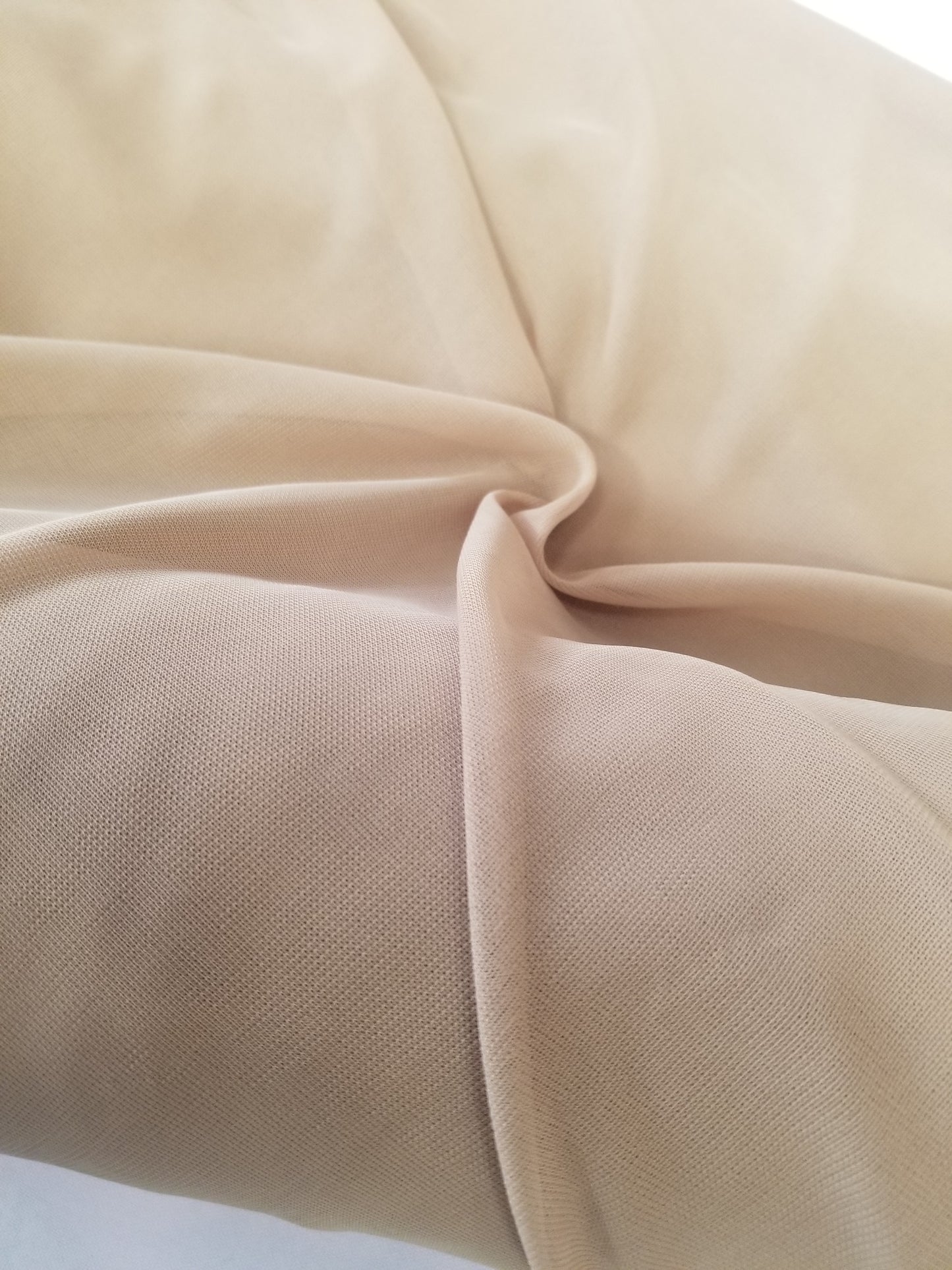 Khaki Power Mesh, 4-way Stretch, Nylon/Spandex 60" Wide, Sells by the Yard, Colors available.