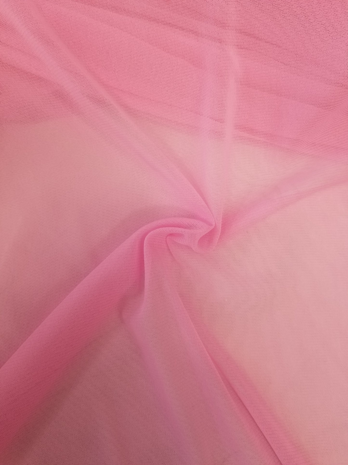 Pink Power Mesh, 4-way Stretch, Nylon/Spandex 60" Wide, Sells by the Yard, Colors available.