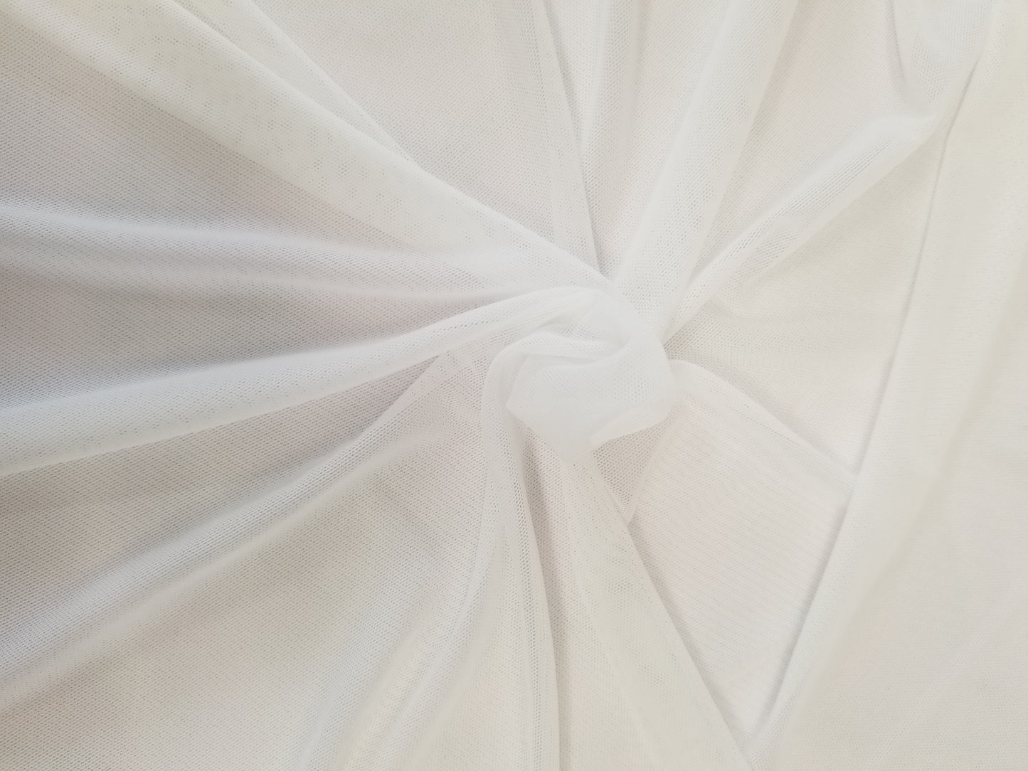 White Power Mesh, 4-way Stretch, Nylon/Spandex 60" Wide, Sells by the Yard, Colors available.