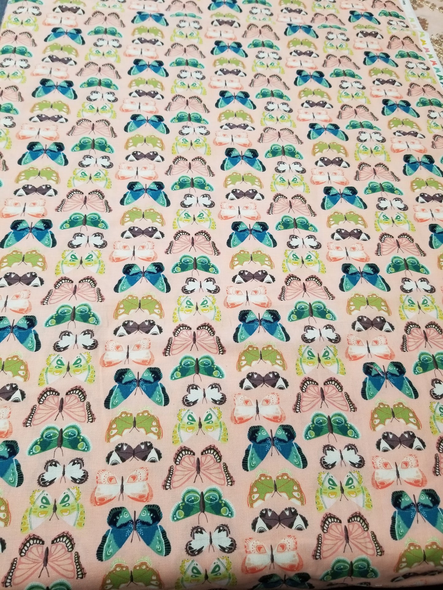 Midsummer Meadows 100% Cotton, Eco-print, Printed Cotton Fabric, Width 45"