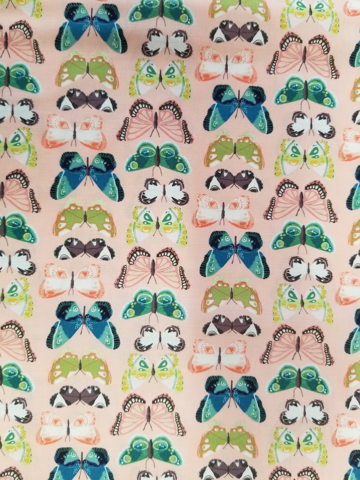 Midsummer Meadows 100% Cotton, Eco-print, Printed Cotton Fabric, Width 45"