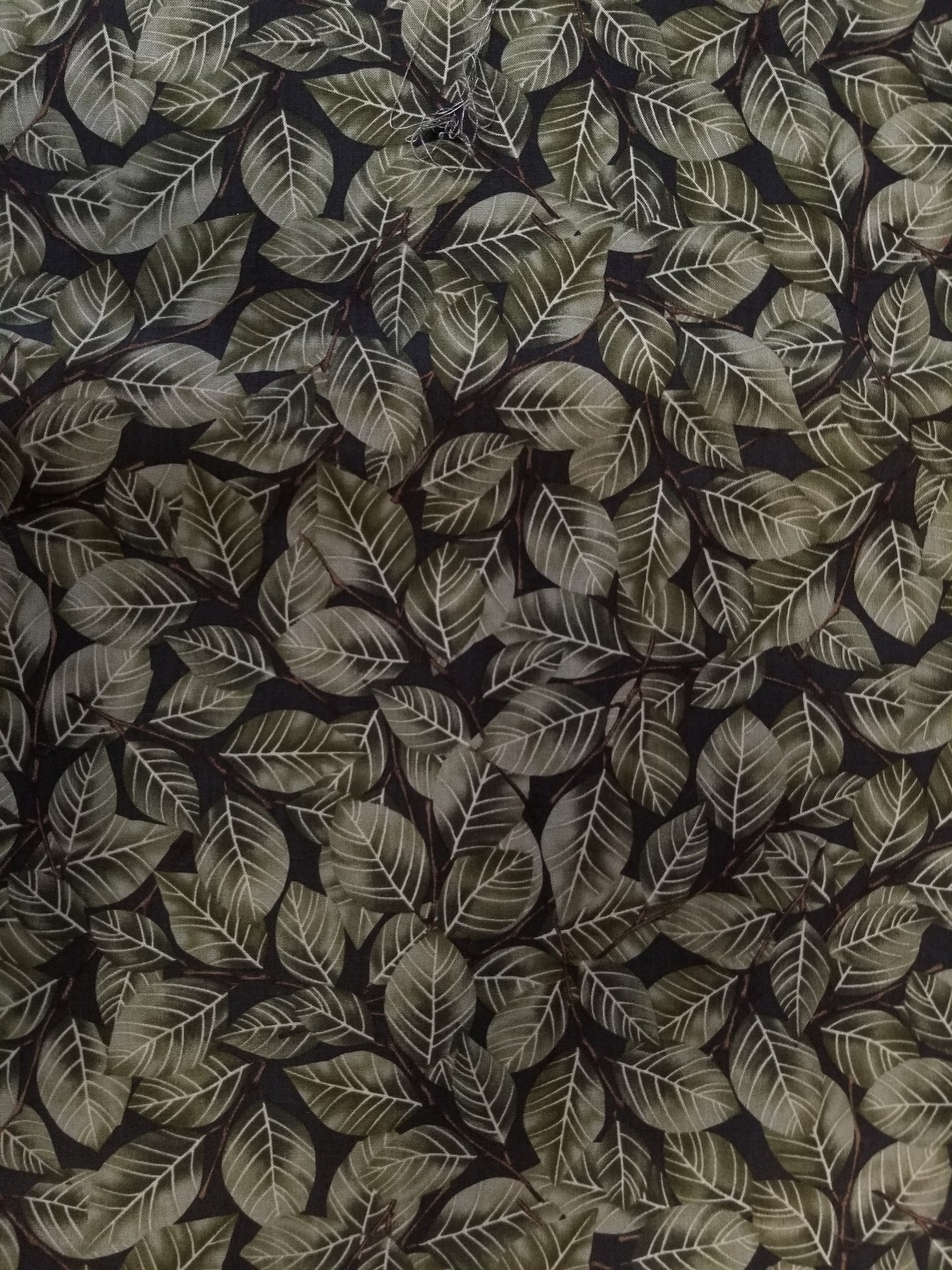 Leaf Nature 100% Cotton , Eco-print, Printed Cotton Fabric, Width 45"