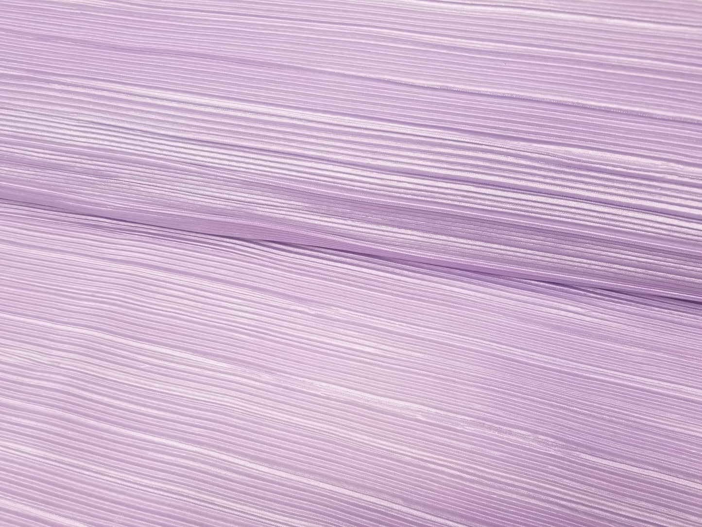 New Pure Lavender Satin Pleated fabric sold by yard (60 ”width) Small Pleated Satin Fabric