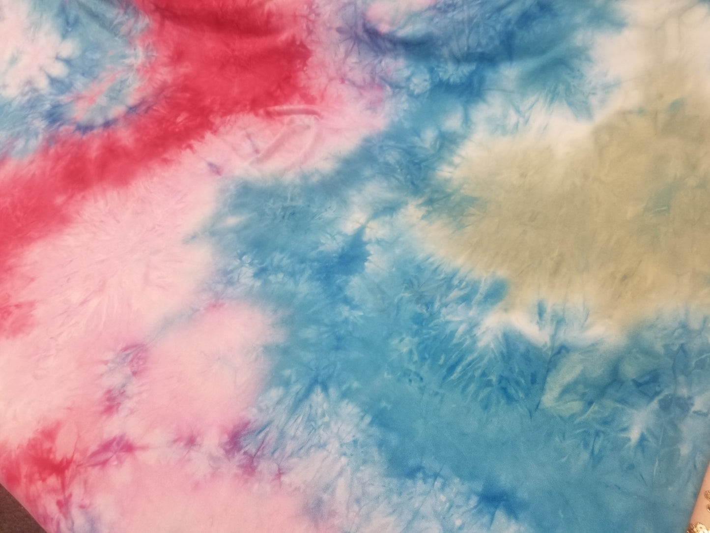 Multicolor Bleach Prints DTY Brushed Knit Fabric, Fabric by the Yards, Soft Jersey Fabric, Stretch Jersey knit