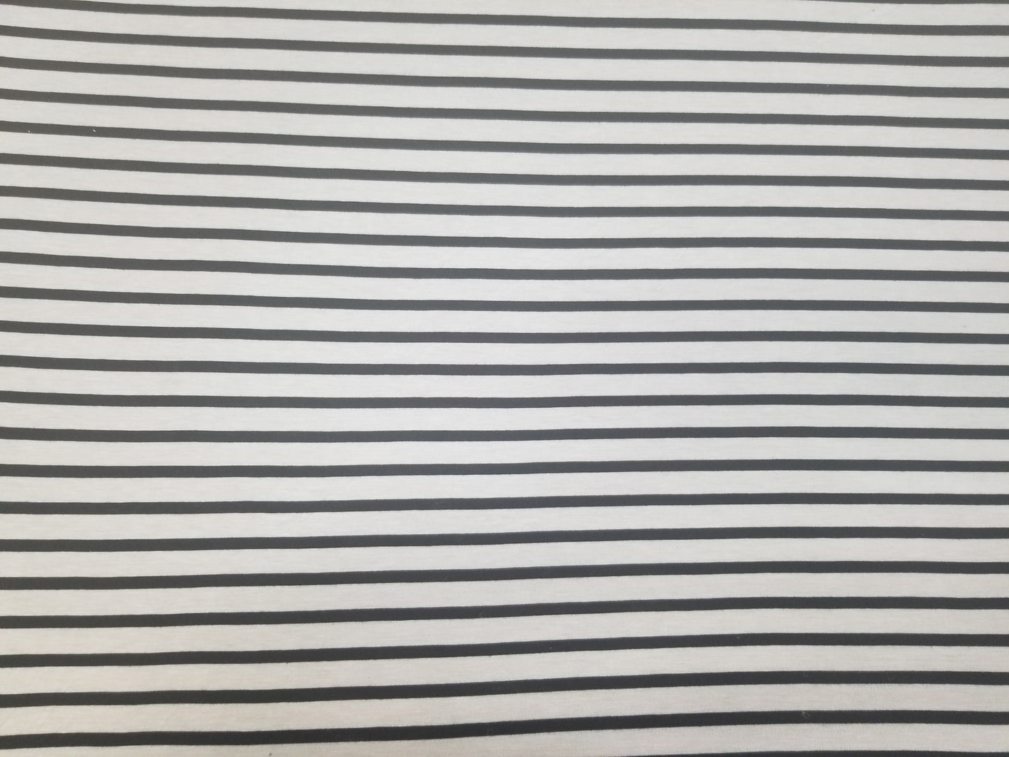 Stripe Ivory Prints DTY Brushed Knit Fabric, Fabric by the Yards, Soft Jersey Fabric, Stretch Jersey knit