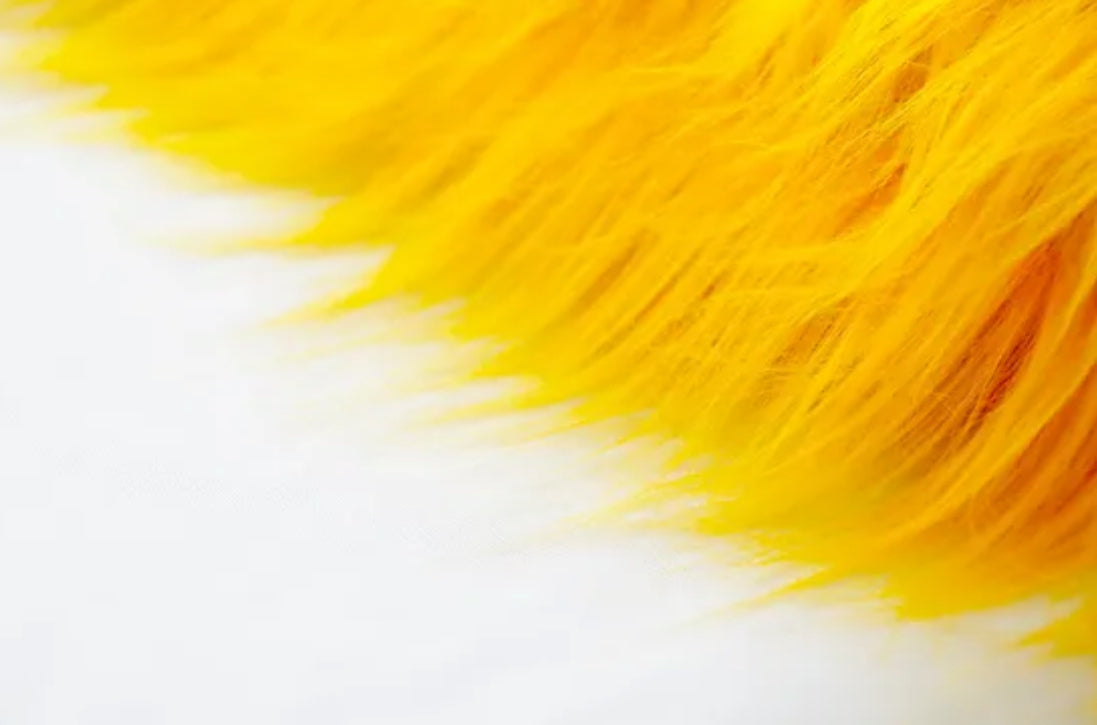 Faux Fur - Gold” Sold By The Yard