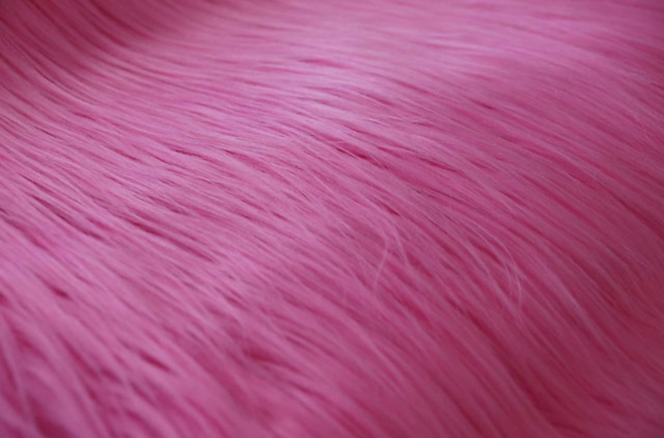 Faux Fur - Hot Pink” Sold By The Yard