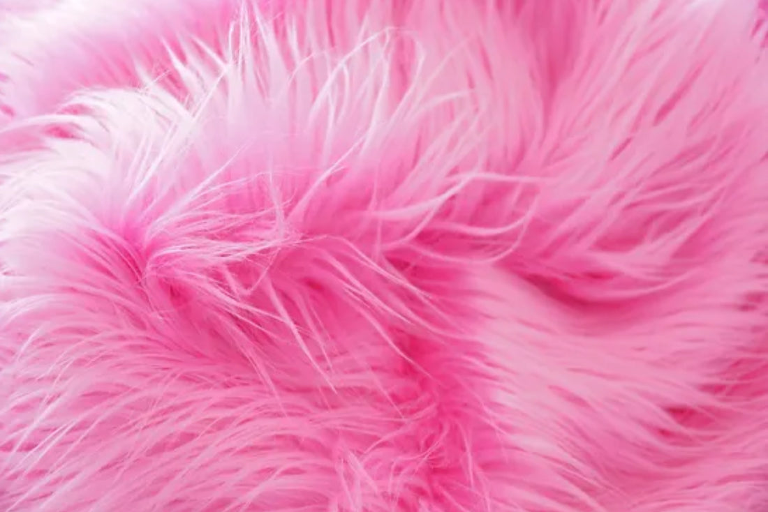 Faux Fur - Hot Pink” Sold By The Yard