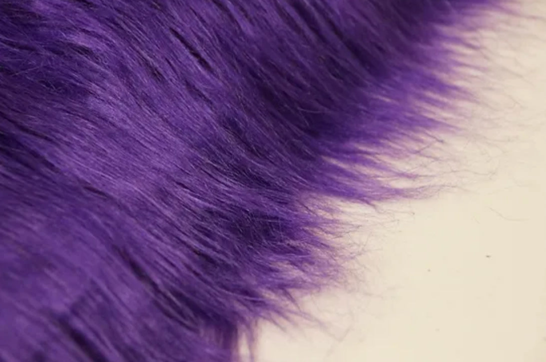 Faux Fur - Purple” Sold By Yard