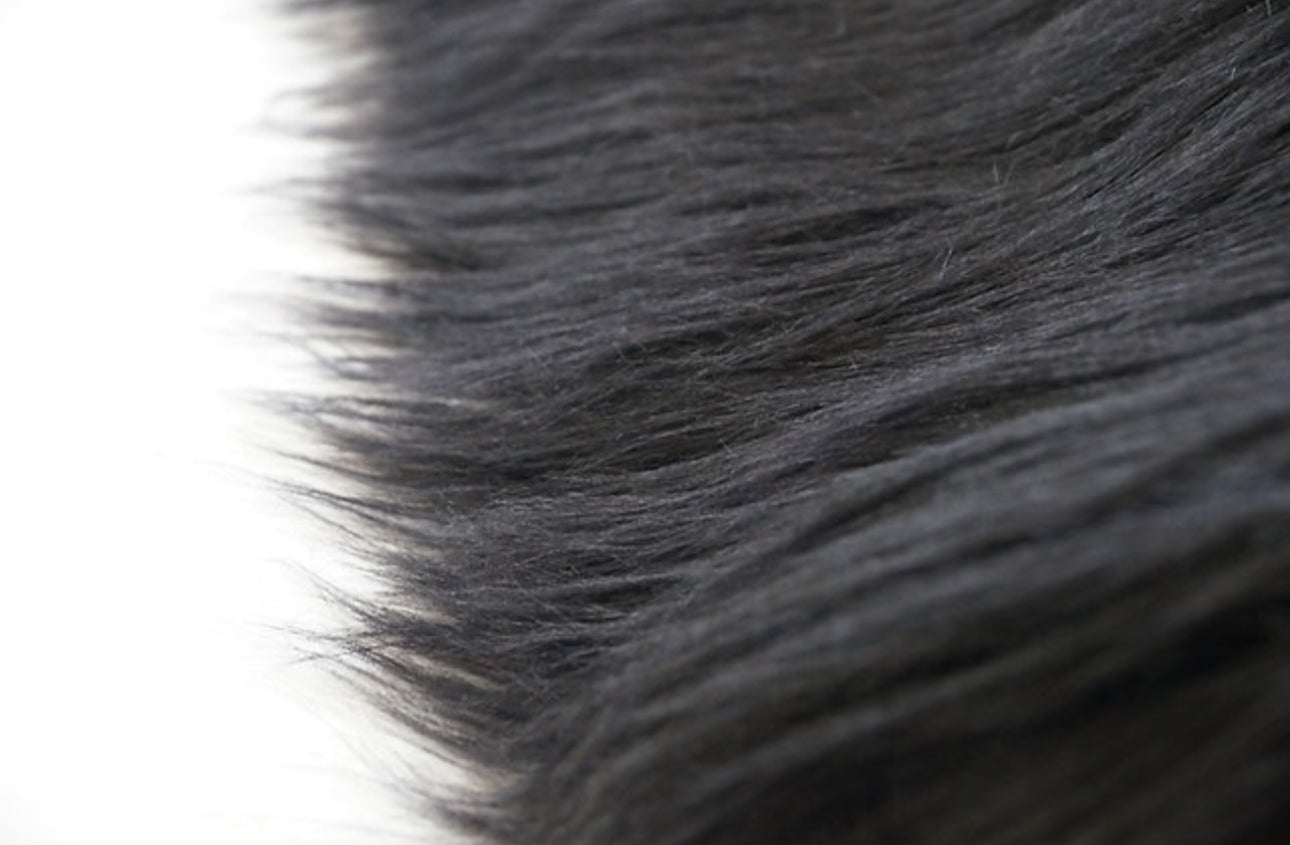 Faux Fur - Black” Sold By Yard
