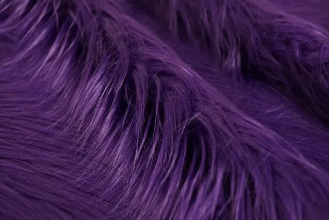 Faux Fur - Purple” Sold By Yard