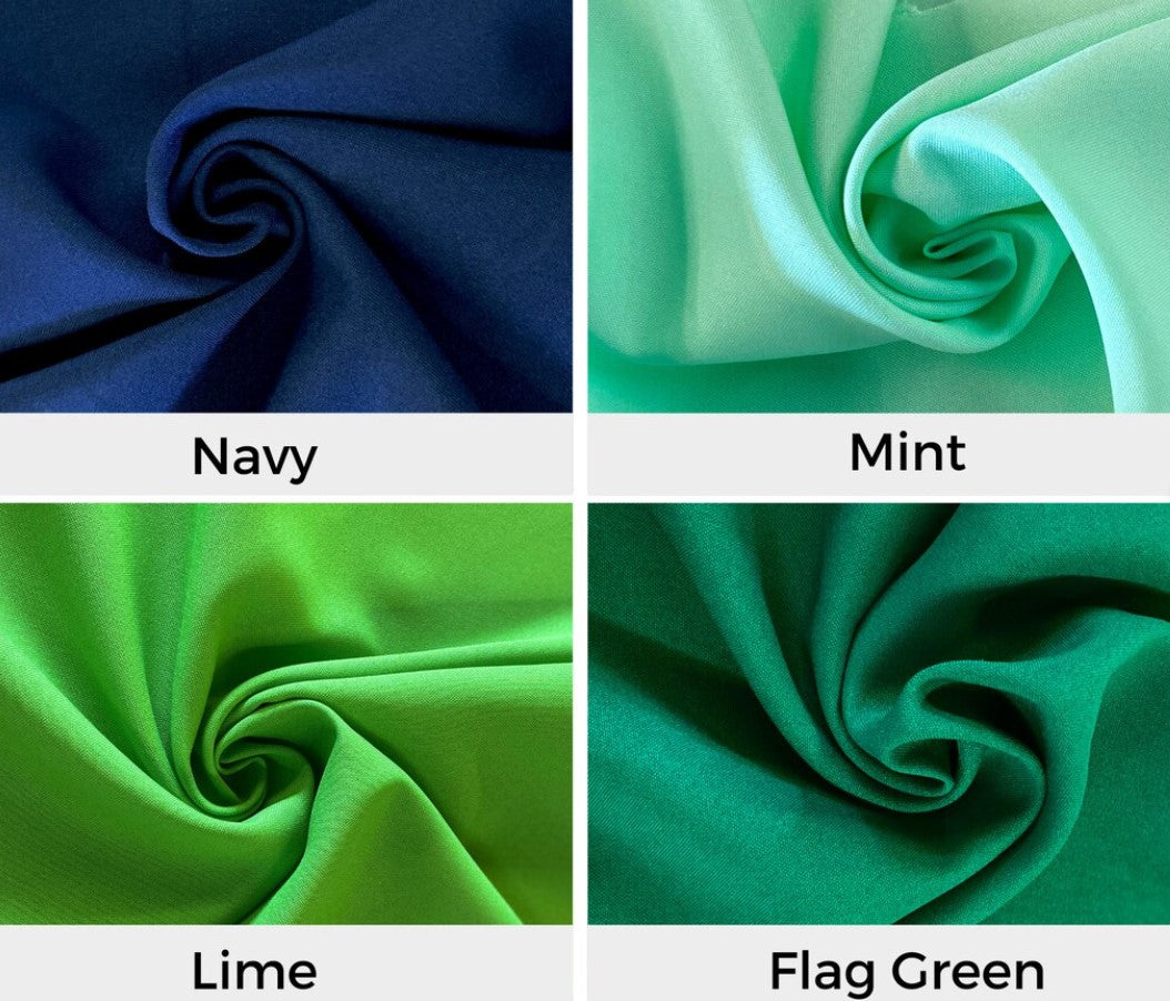 120'' Width Poly Poplin Polyester Assorted Colors Fabric by the Yard