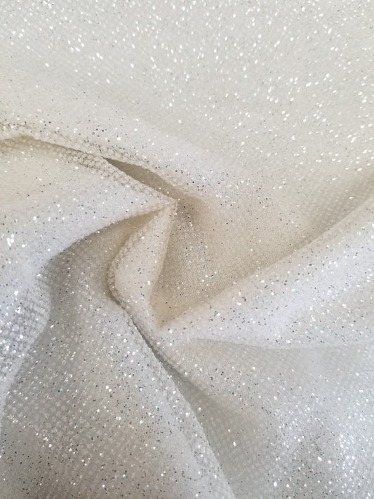 Blush Glitter Tulle Fabric by the Yard, Wholesale Sparkle Mesh, Shimmer Fabric for Wedding Gown, Decor, Backdrop etc.