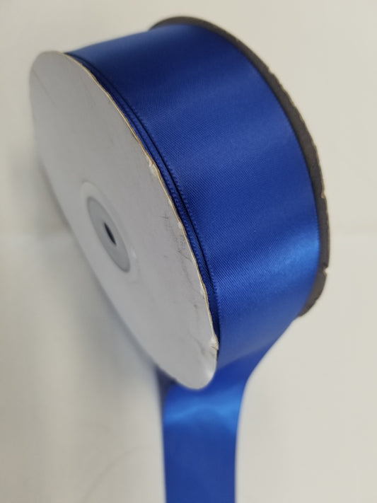 Royal Blue Double Faced Satin Ribbon, 1-1/2-inch, 50 yard per roll