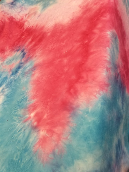 Multicolor Bleach Prints DTY Brushed Knit Fabric, Fabric by the Yards, Soft Jersey Fabric, Stretch Jersey knit