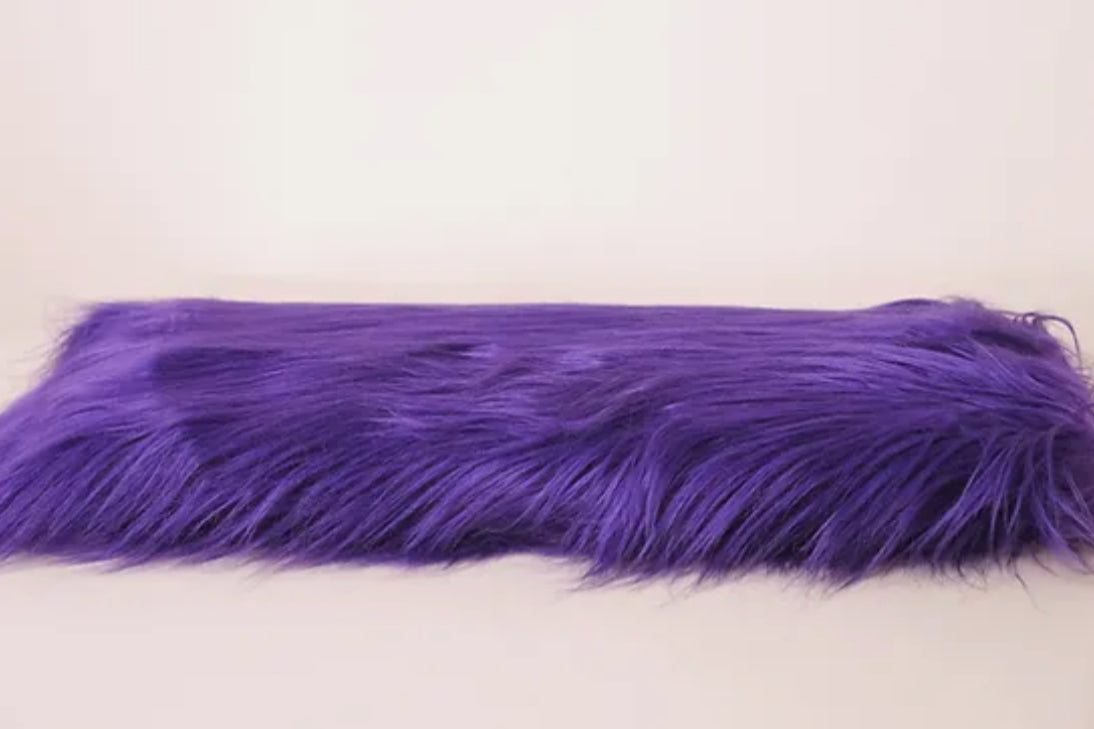 Faux Fur - Purple” Sold By Yard