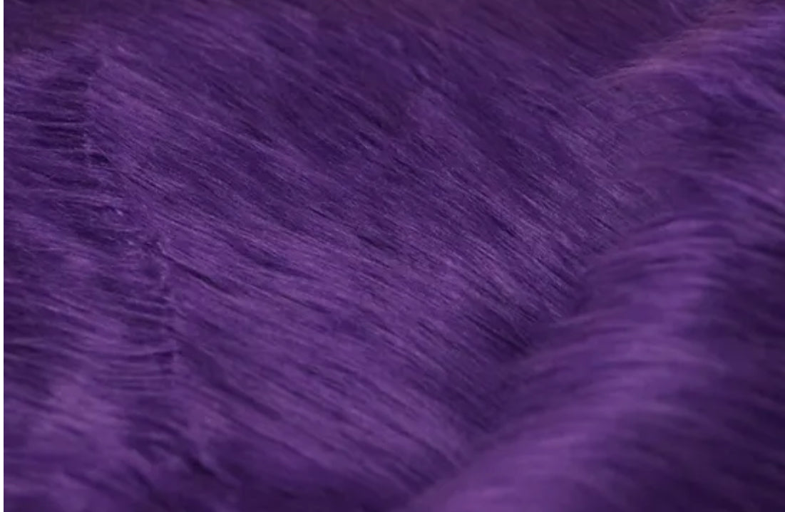 Faux Fur - Purple” Sold By Yard