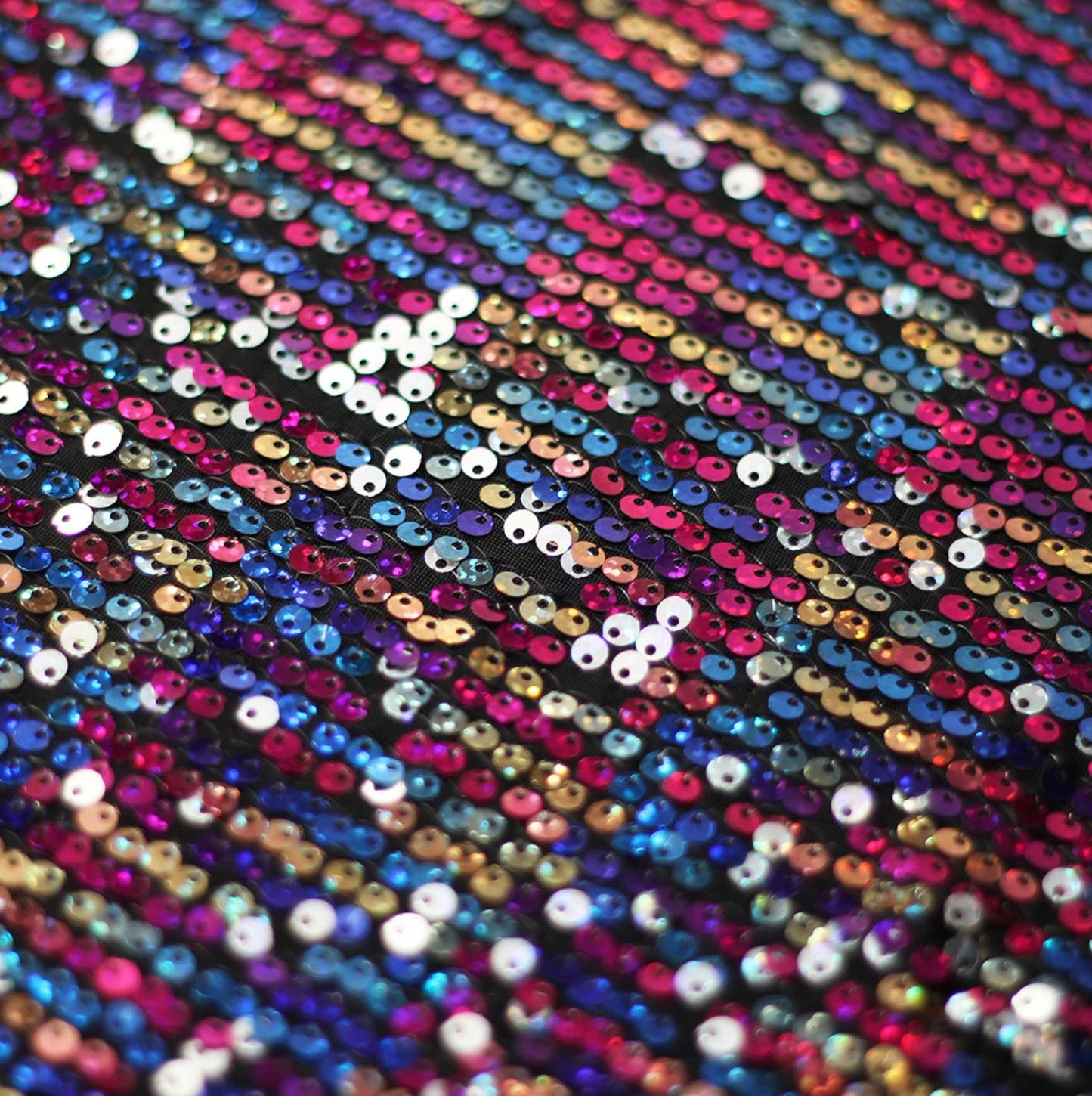 Razzle Sequins / Poly Spandex | Metalic - Sold By Yard