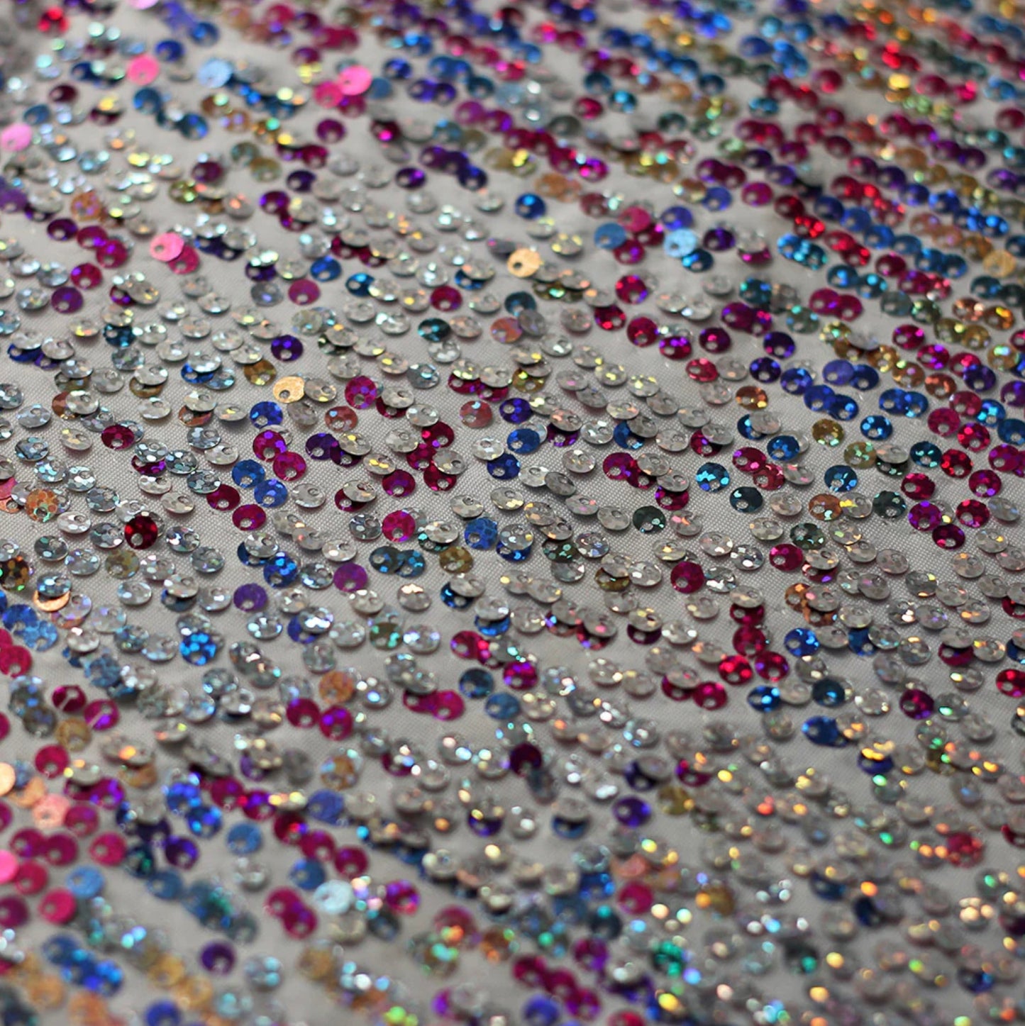 Razzle Sequins / Poly Spandex | Metalic - Sold By Yard
