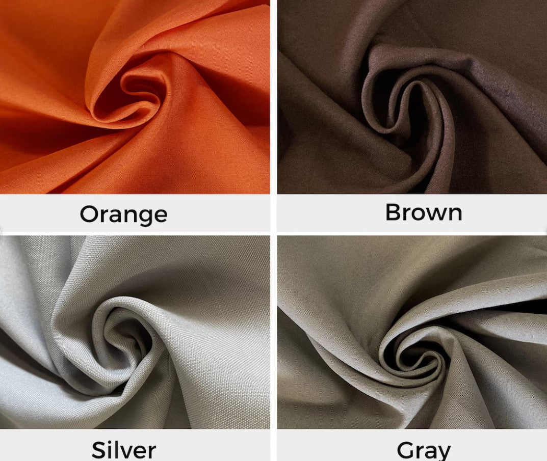 120'' Width  Poly Poplin Polyester Assorted Colors Fabric by the Yard