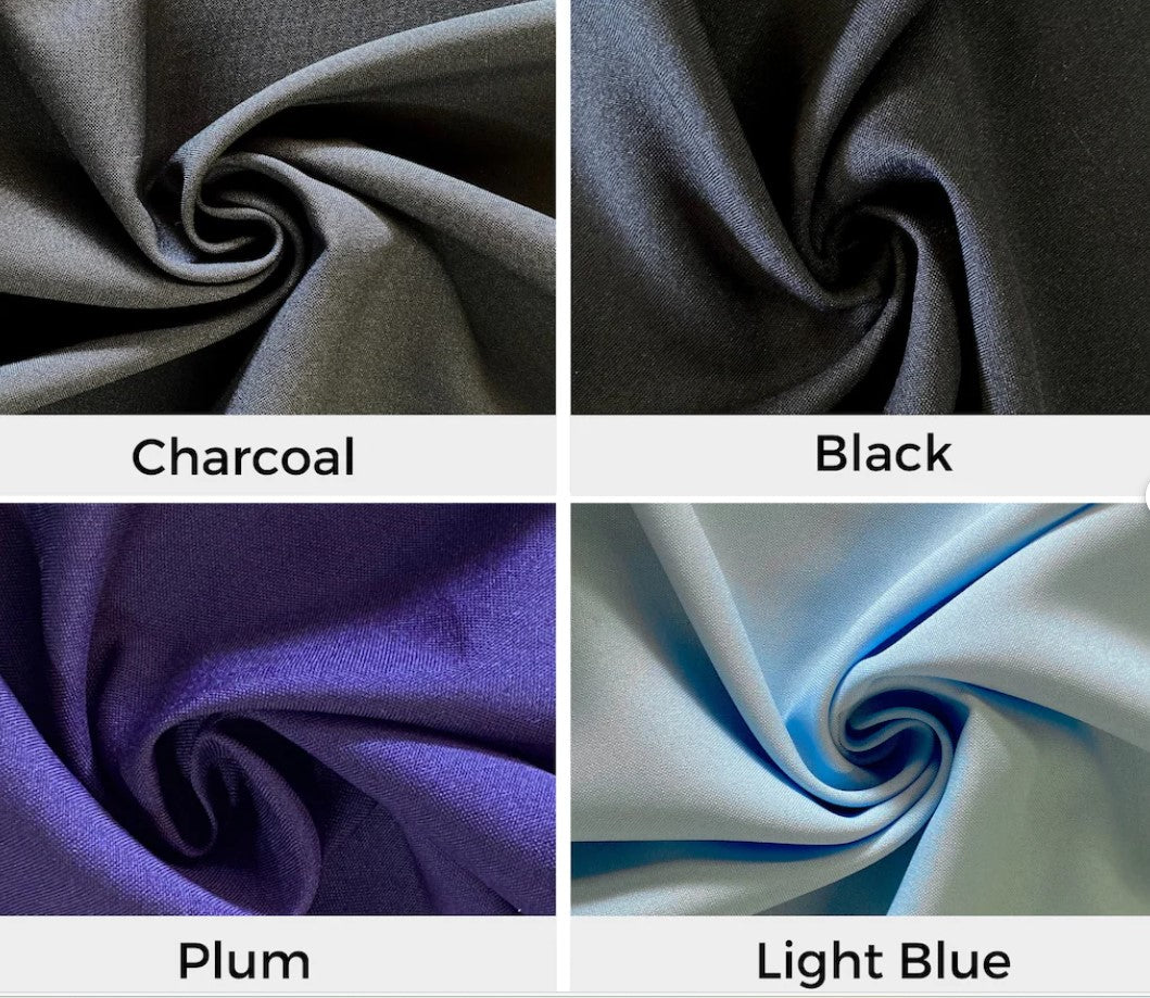 120'' Width  Poly Poplin Polyester Assorted Colors Fabric by the Yard