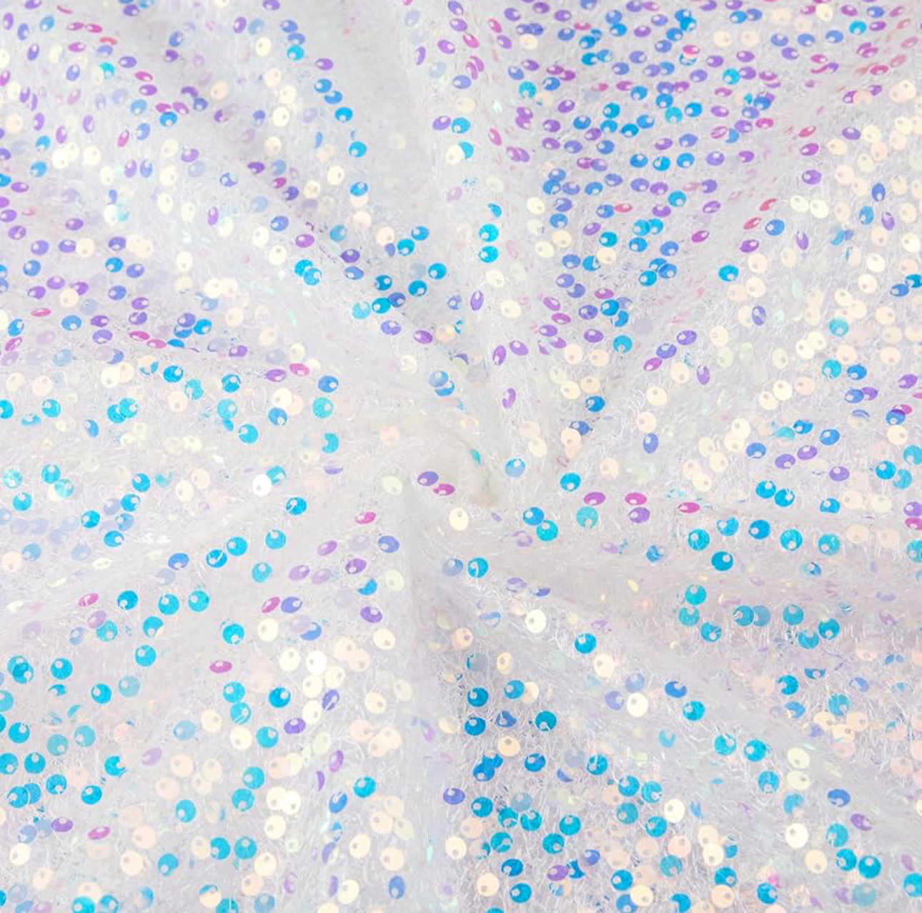 Razzle Sequins / Poly Spandex | Metalic - Sold By Yard