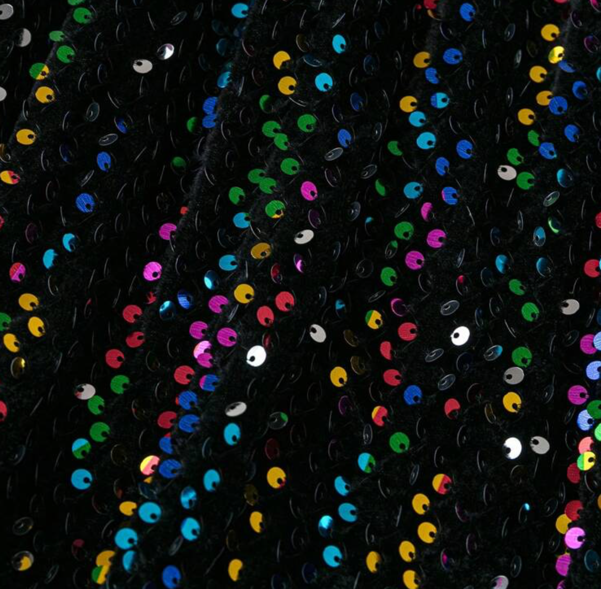 Razzle Sequins / Poly Spandex | Metalic - Sold By Yard